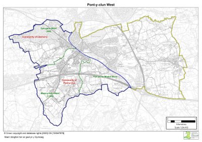 Pontyclun west ward map